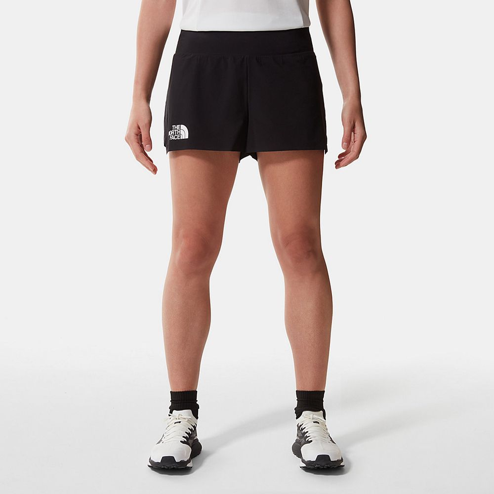 The North Face Shorts Womens Australia - The North Face Stridelight Black Running & Training (QZL-89